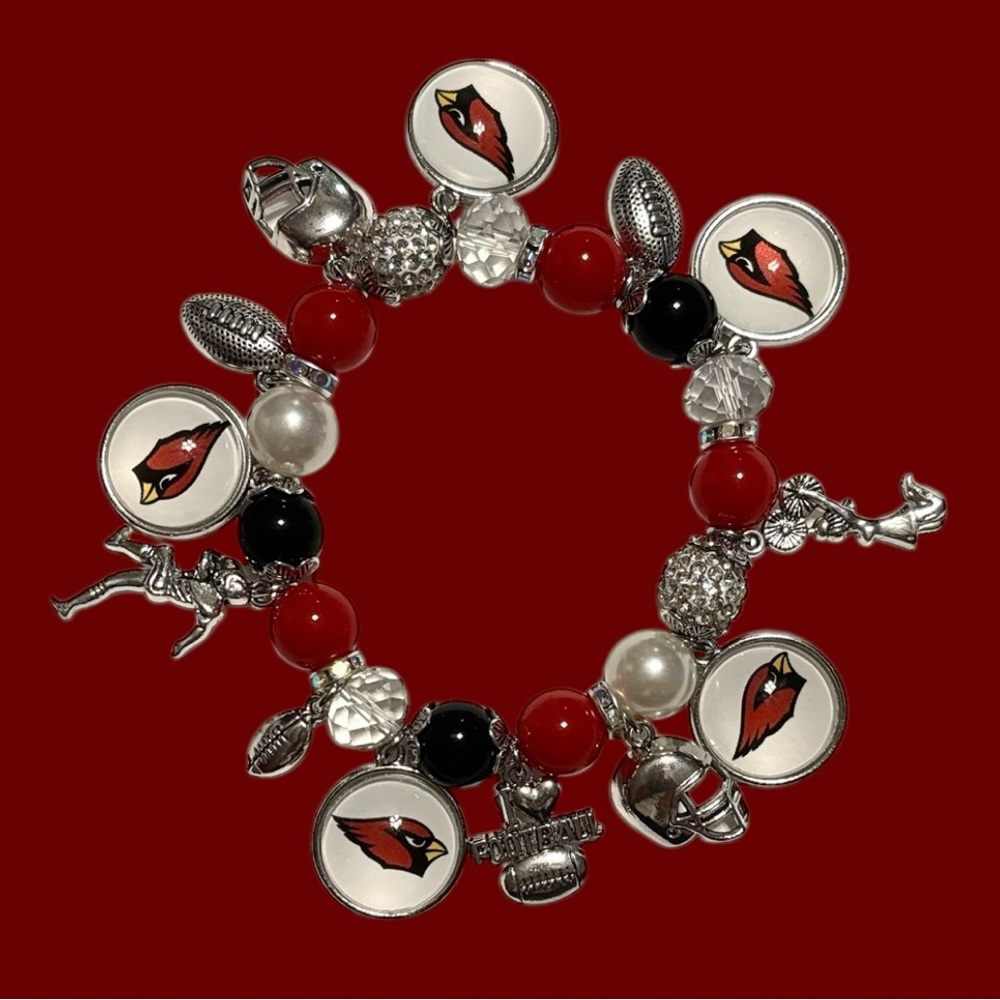 NFL Arizona Cardinals Charm Bracelet